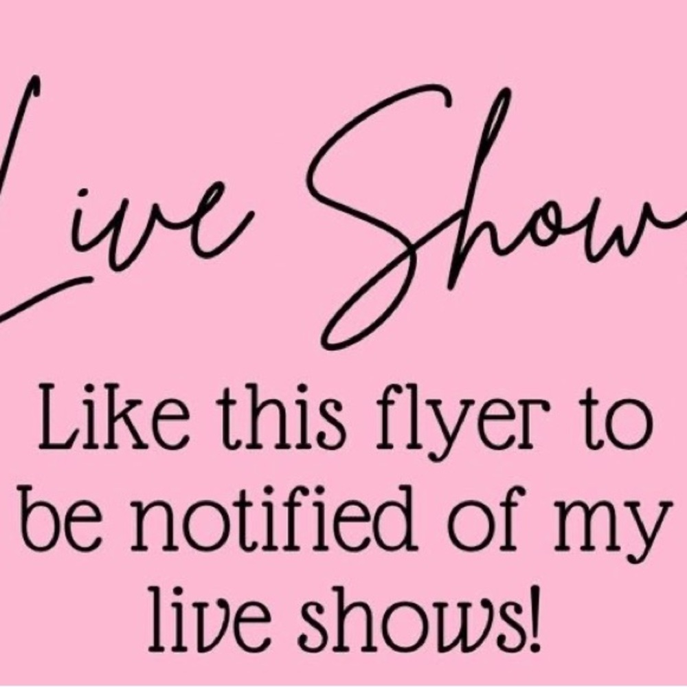 StudioG Beautyy Live Show Notification Flyer
